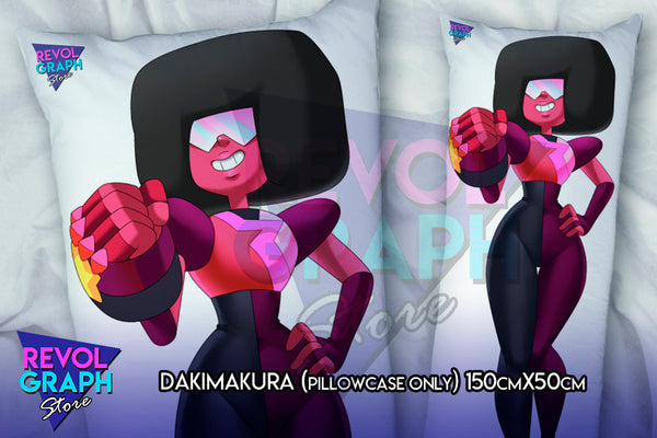 Dakimakura, Fullbody pillow case - Garnet / Ruby / Saphire (Steven Universe) two side printed