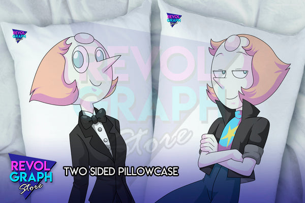 Dakimakura, Fullbody pillow case - Pearl tuxedo/rocker style (Steven Universe) two side printed