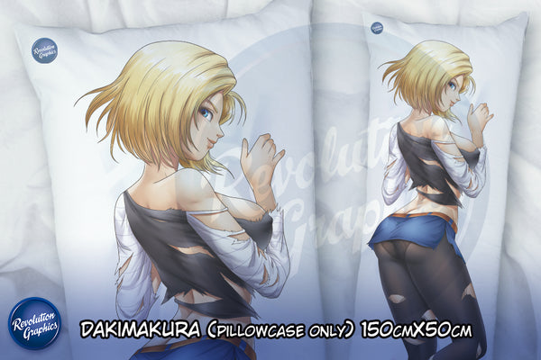 Dakimakura, Fullbody pillow case - C18 (Dragon Ball Z) 2 sides printed