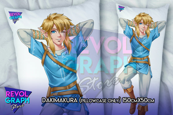 Dakimakura, Fullbody pillow case - Link Champion costume/Gerudo's female costume (LoZ Breath of the wild)