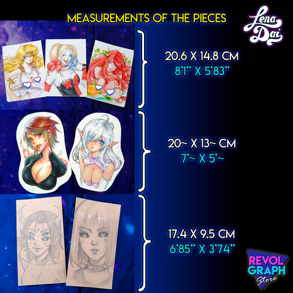 LENADAI TRADITIONAL ARTWORK #2- (7 pieces) Various