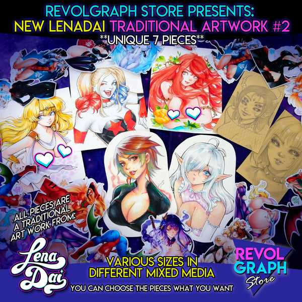 LENADAI TRADITIONAL ARTWORK #2- (7 pieces) Various