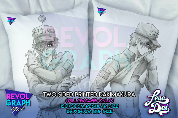 Dakimakura, Fullbody pillow case - Leucocyte (Cells at work)