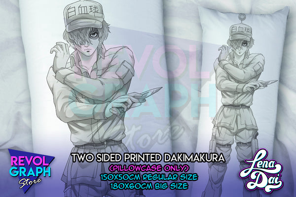 Dakimakura, Fullbody pillow case - Leucocyte (Cells at work)