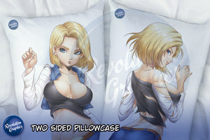 Dakimakura, Fullbody pillow case - C18 (Dragon Ball Z) 2 sides printed